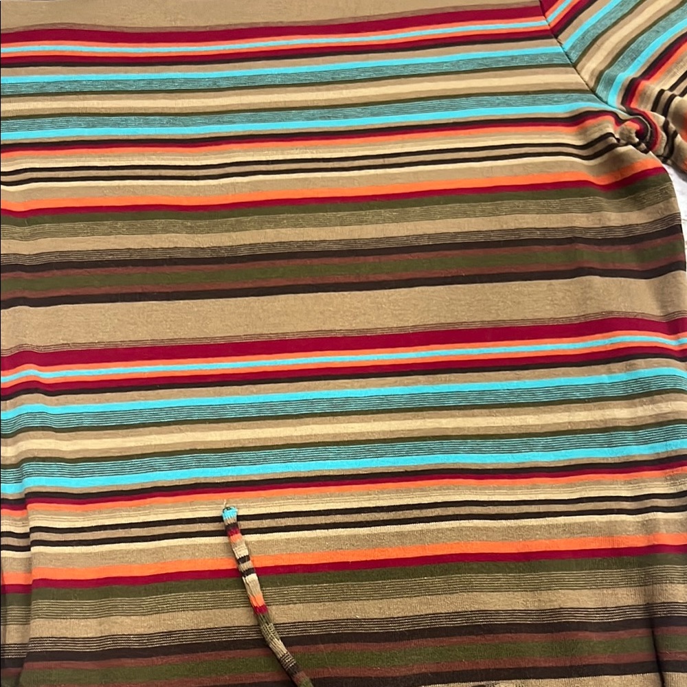 SALE Ralph Lauren Multi Striped Belt Dress - Picture 6 of 9